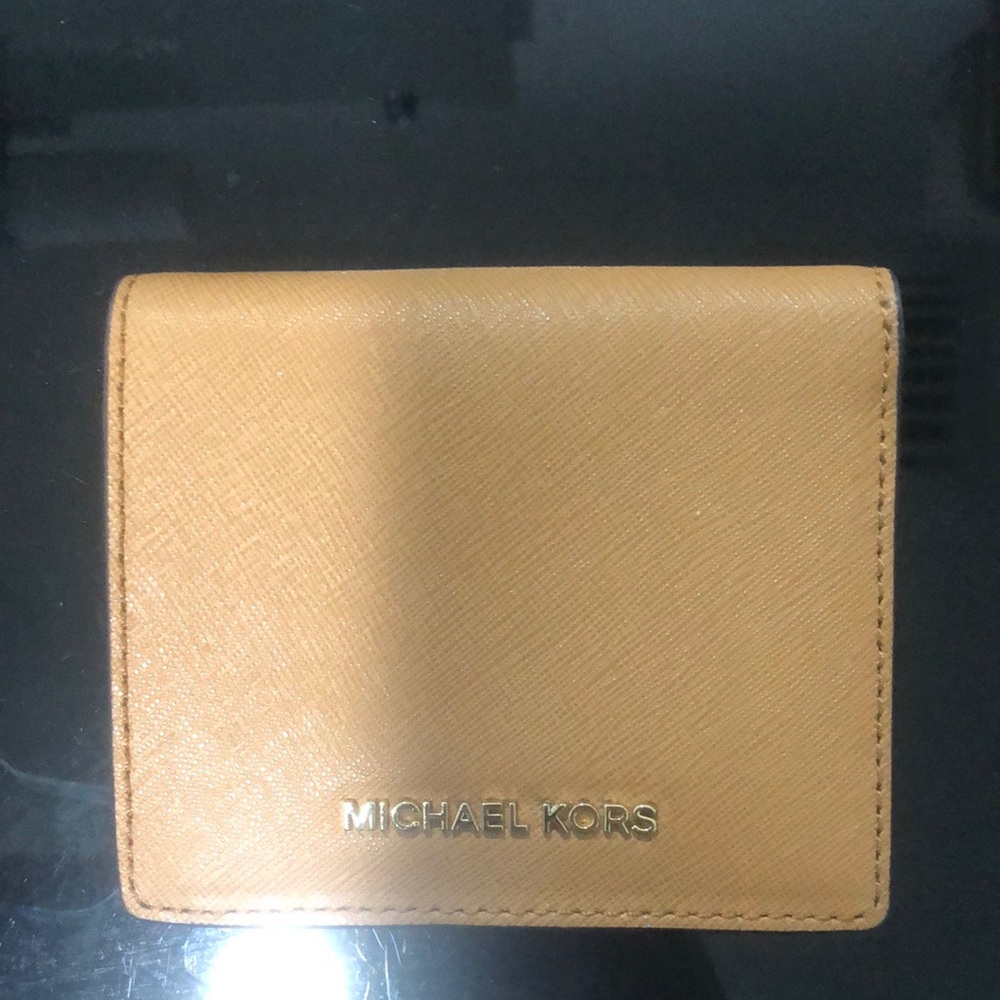Michael Kors Tan Leather Wallet